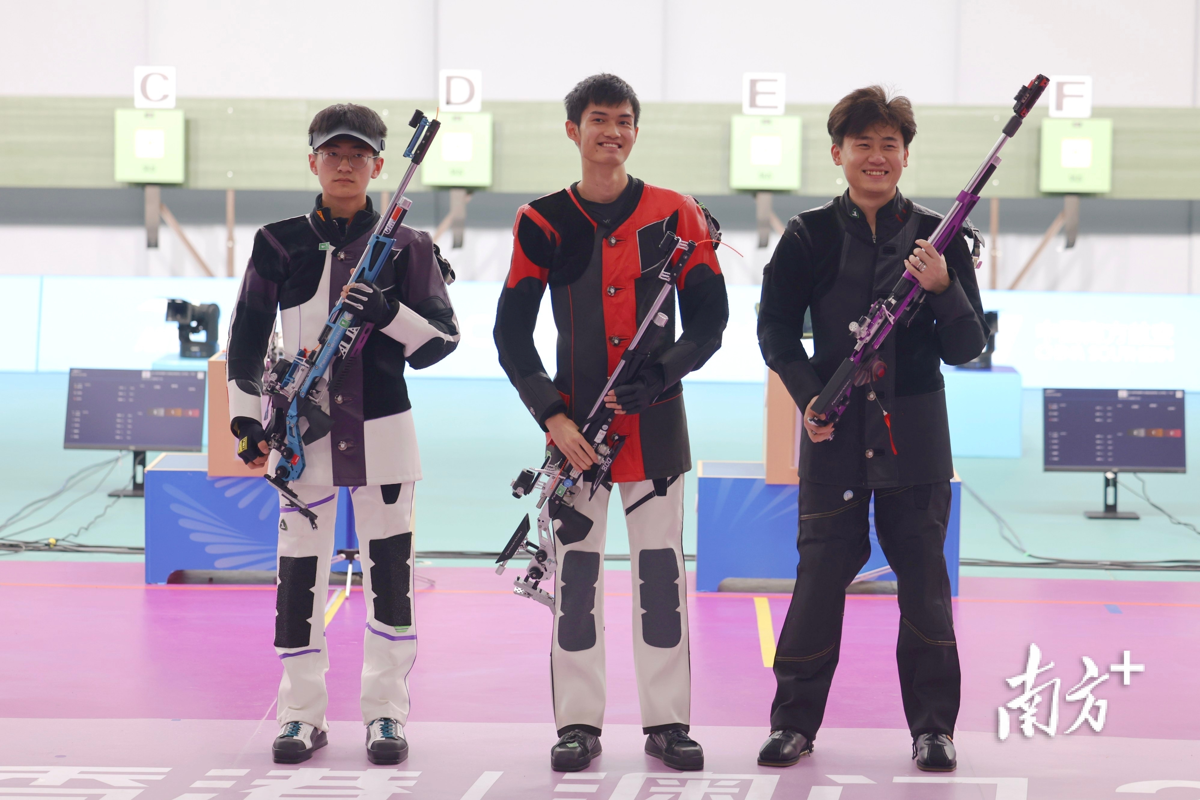 参加十五运, 赛中, 广东选手温 参加十五运, 赛中, 广东选手温